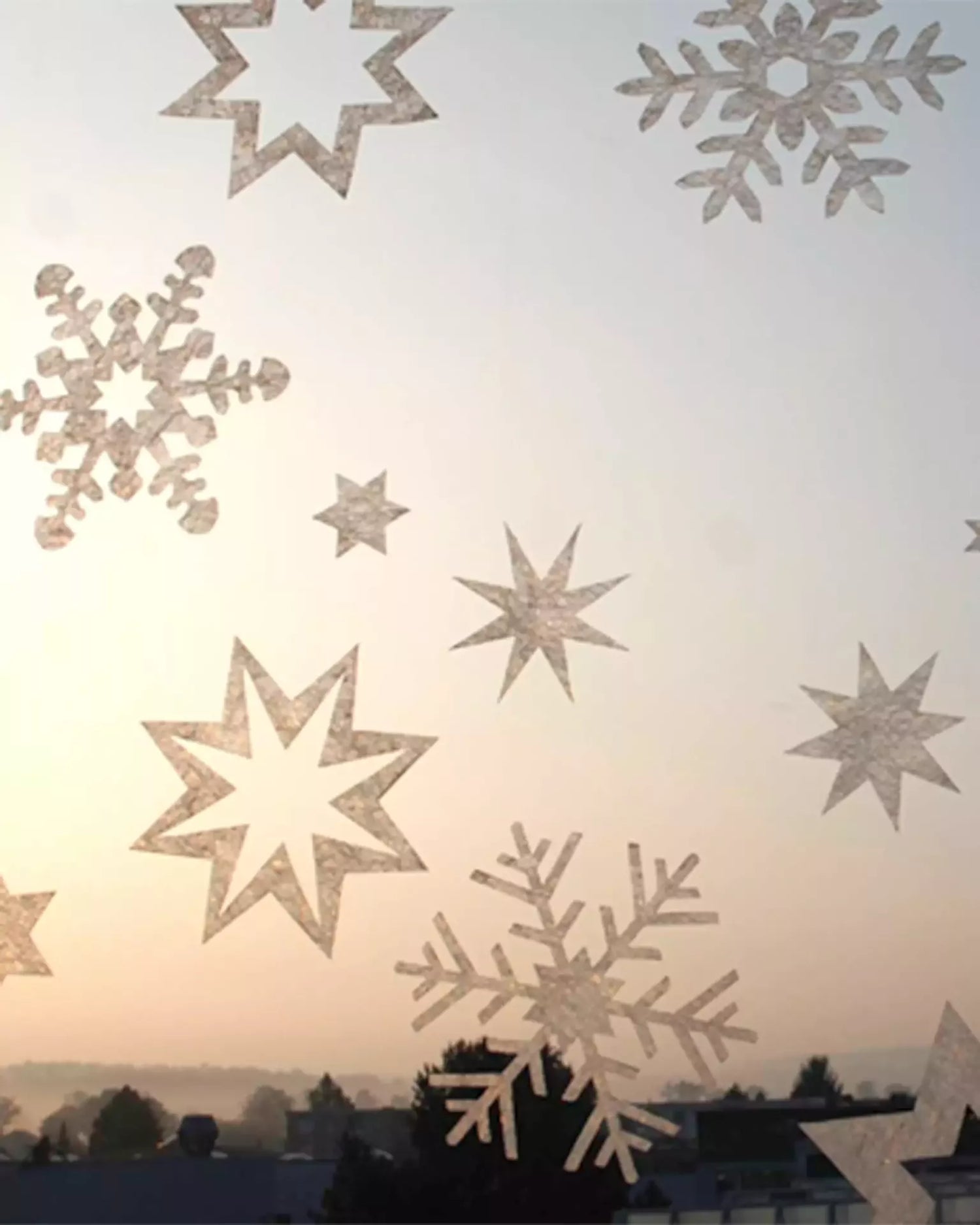 X-MAS - Fensterdekoration fΓΌr Weihnachten - Gecko in the Box