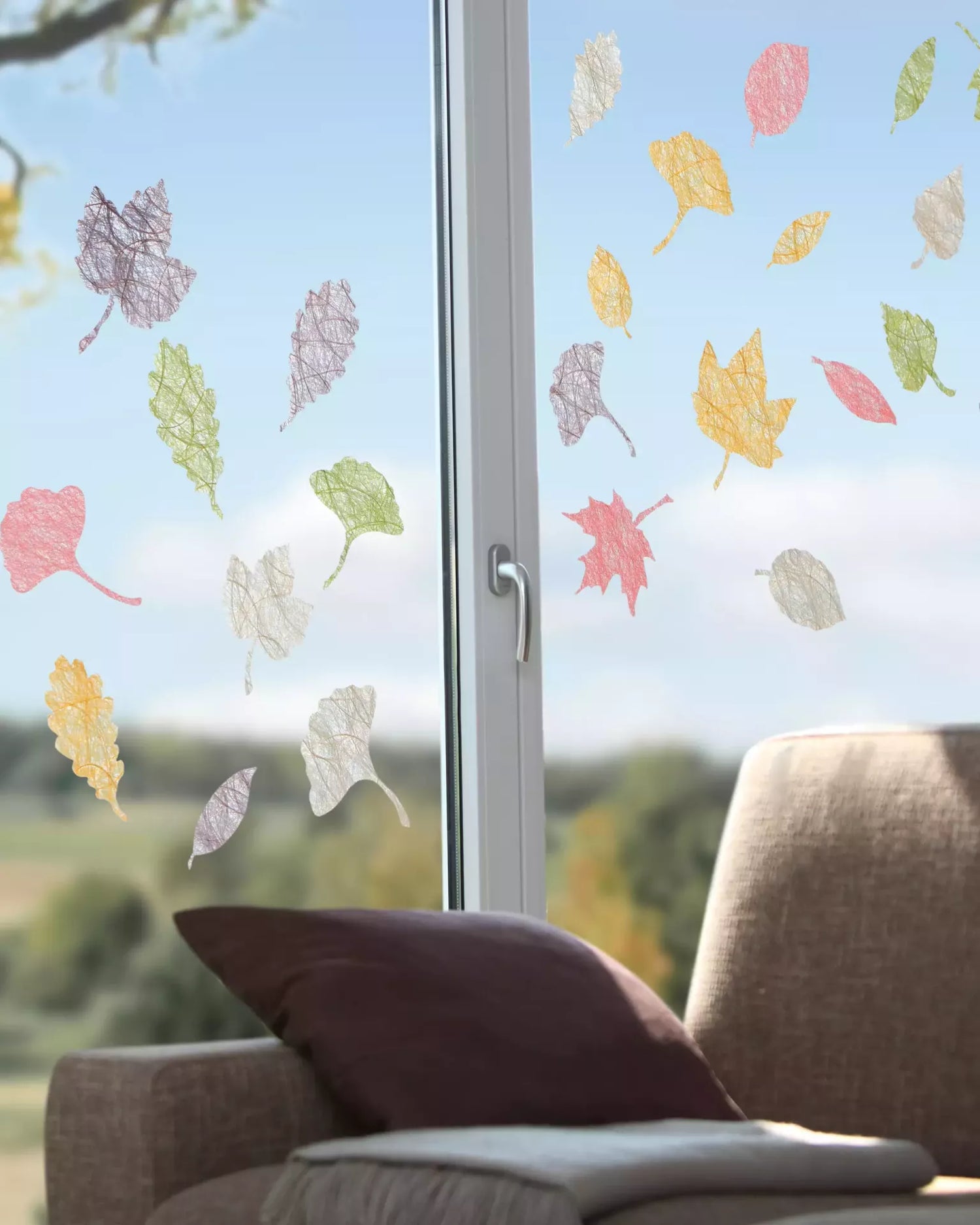 Leaves - Fensterdekoration - Gecko in the Box