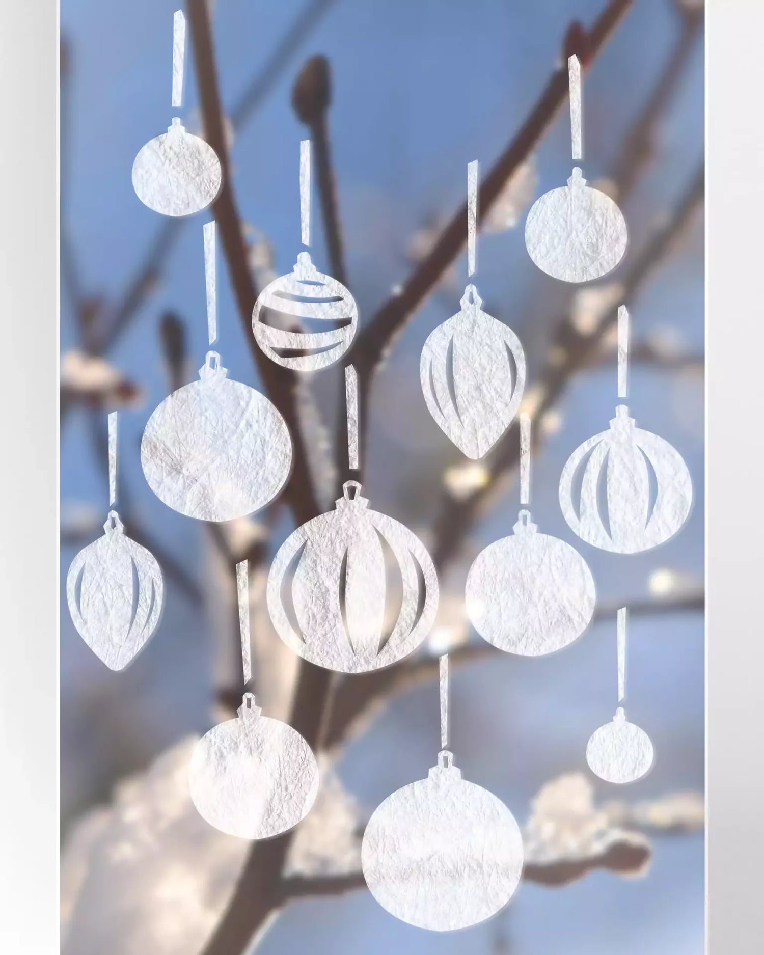 X-MAS Deco- Fensterdekoration fΓΌr Weihnachten - Gecko in the Box