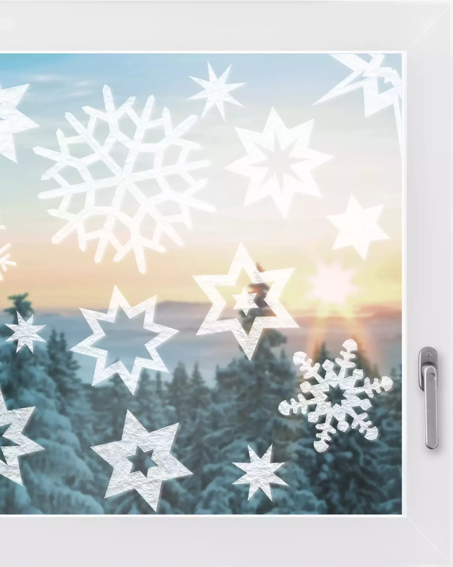 X-MAS Large - Fensterdekoration fΓΌr Weihnachten - Gecko in the Box